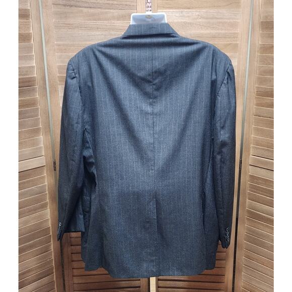 Men's Chaps Ralph Lauren Pinstripe Suit Set - Made in Canada Woolmark 42" Waist - Picture 5 of 12